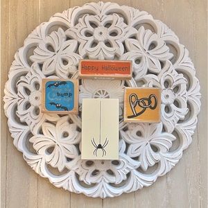 Halloween Rubber Stamp Bundle Set Of 4